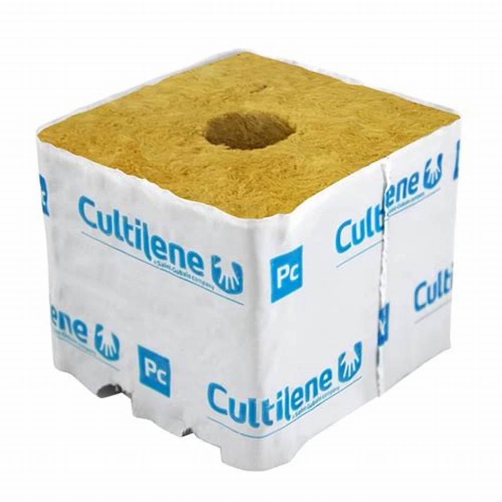 ROCKWOOL CUBE 75MM X 75MM X 65MM WITH HOLE