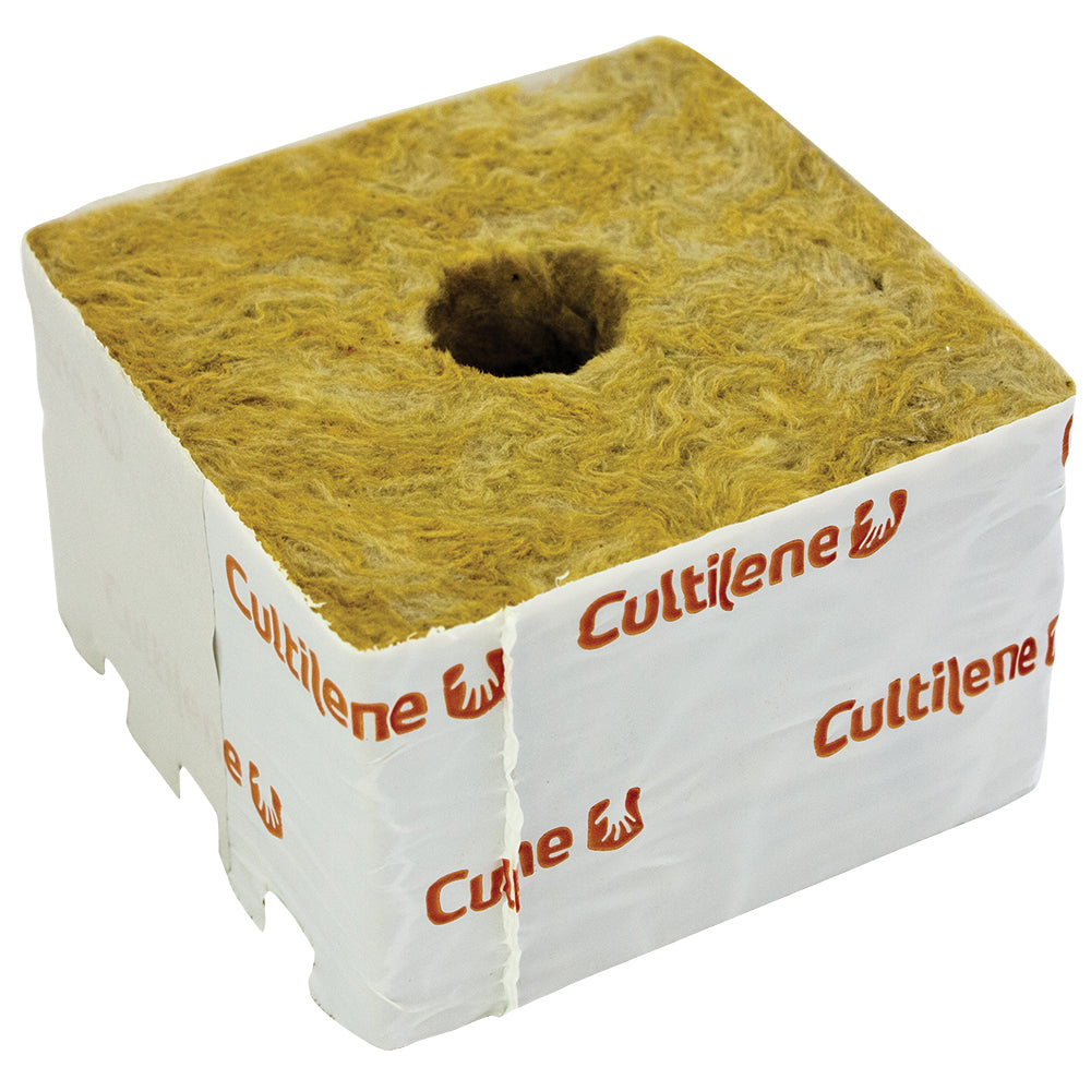 ROCKWOOL CUBE 75MM X 75MM X 65MM WITH HOLE